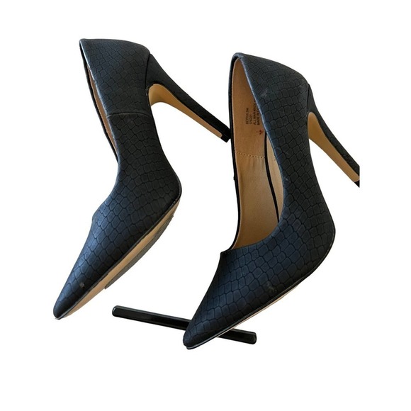 Diba London 3.5" Heels Black Snake Pattern "Beth"  6.5 - Picture 5 of 8